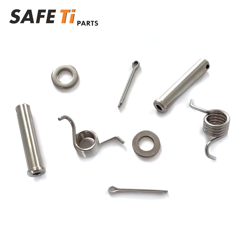 Titanium Footpegs Combo Kit for KTM 23XC EXC SX + Ti Pins + Springs – 11% Off