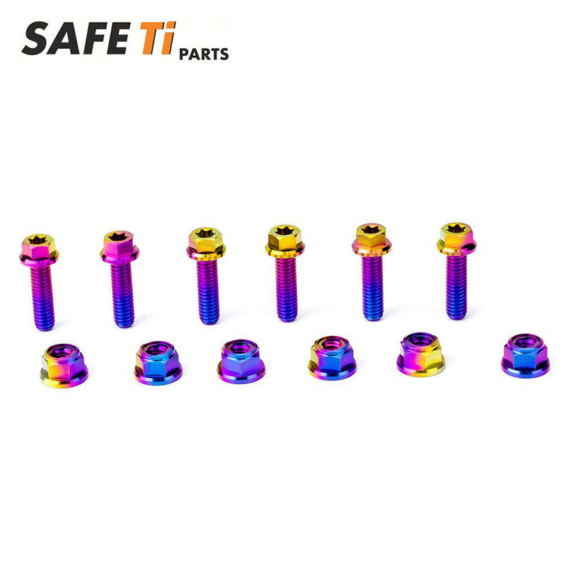 Titanium Front and Rear Brake Rotor Bolts kit fit for HONDA(6B+6N)