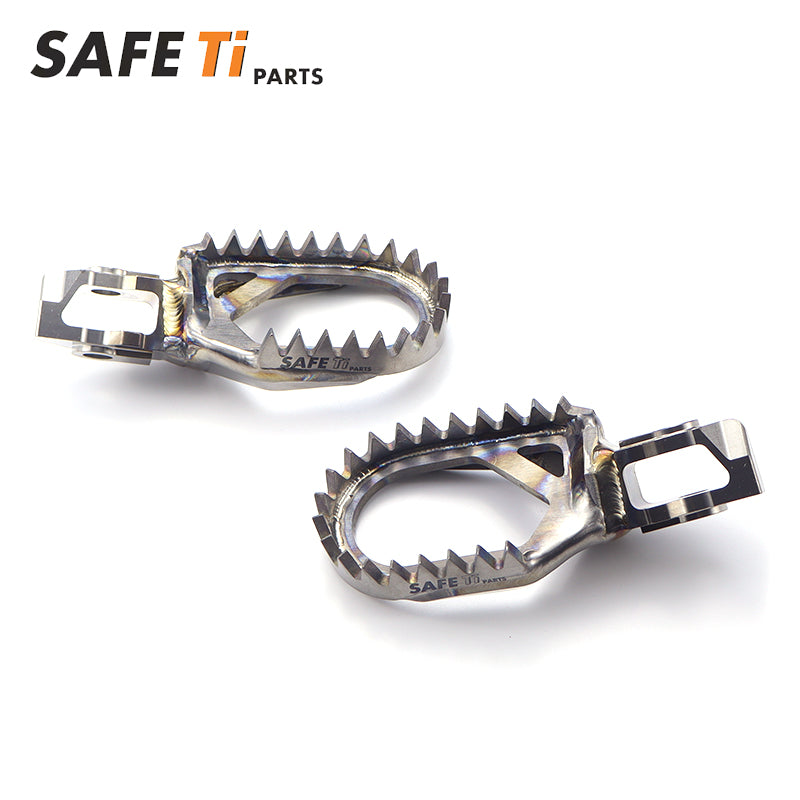 KTM Titanium Footpegs With 0mm Back 0mm Down