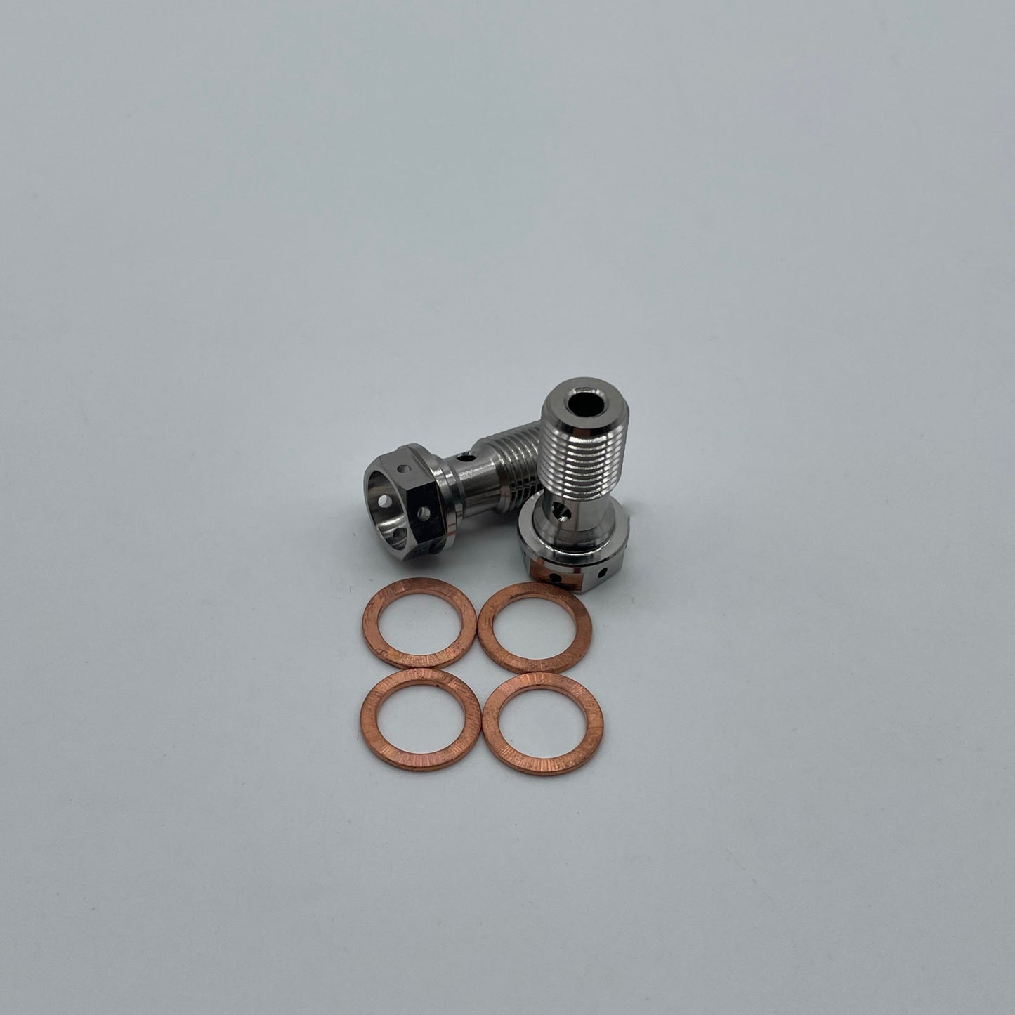 Titanium Banjo Bolt Kit GR5 M10x1(2B+4W)
