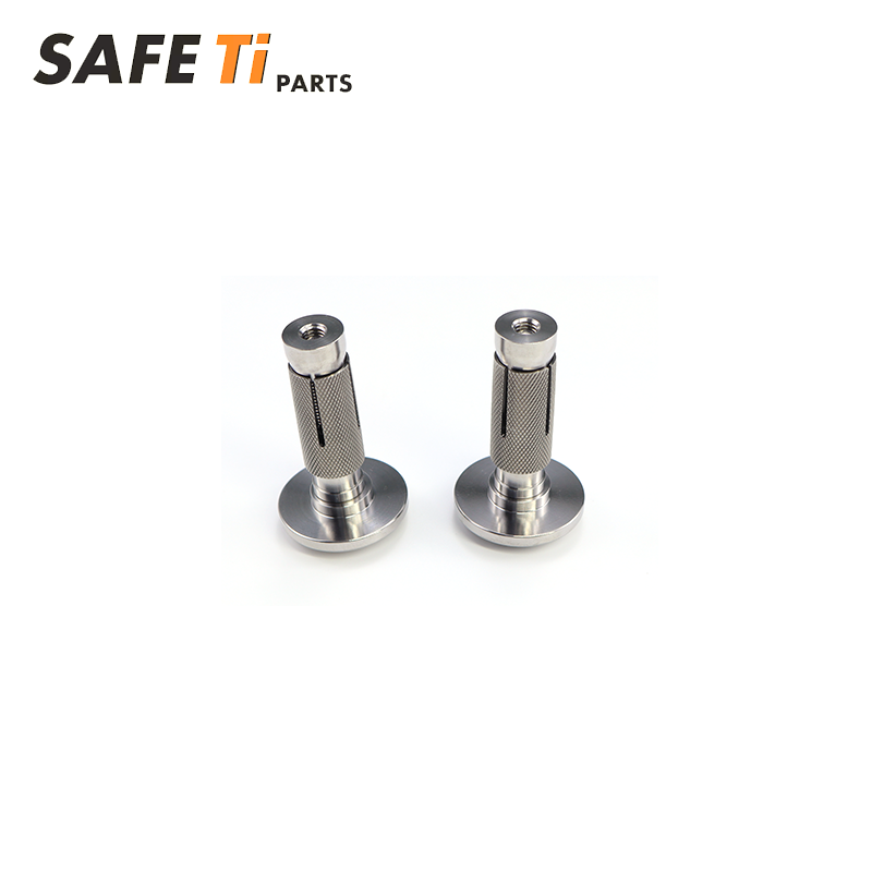 SAFETi GR5 Titanium Handlebar Bar End Plugs 14.5mm (Pair)