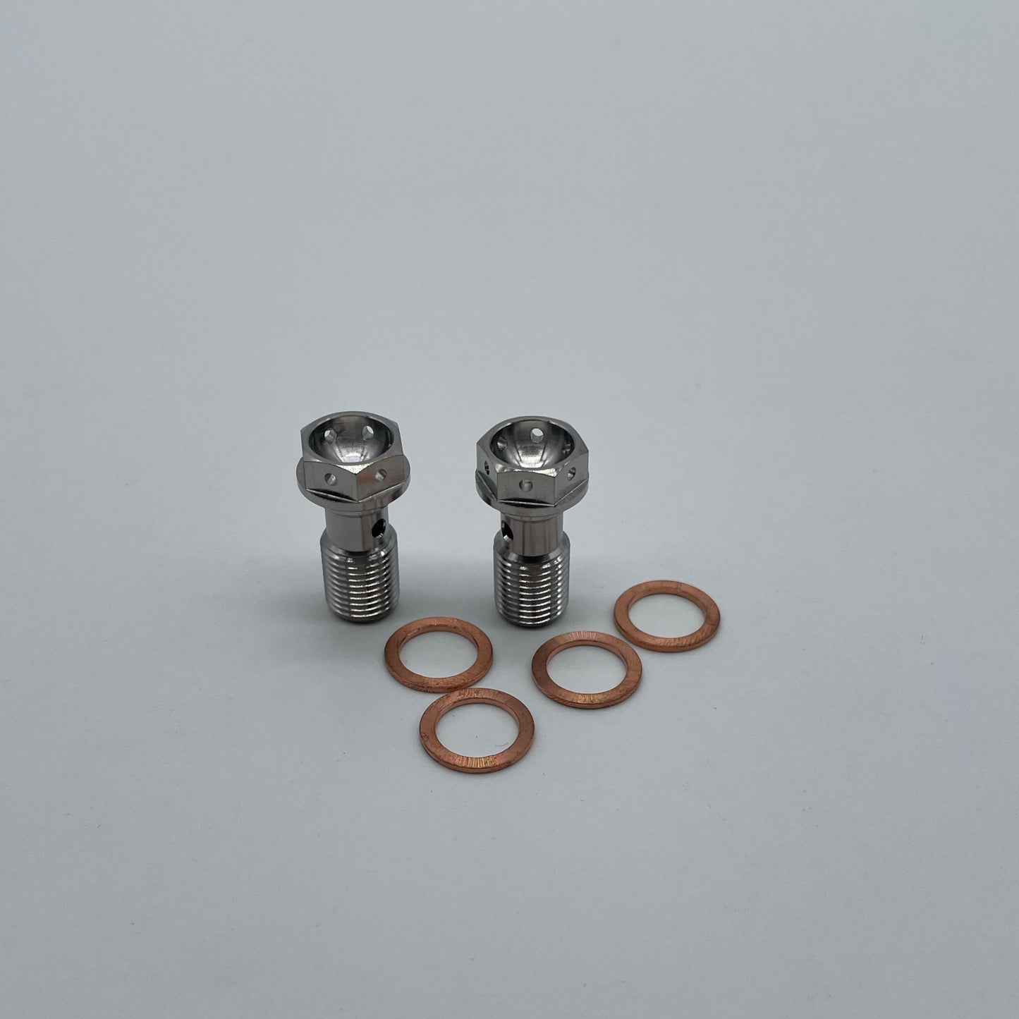 Titanium Banjo Bolt Kit GR5 M10x1(2B+4W)