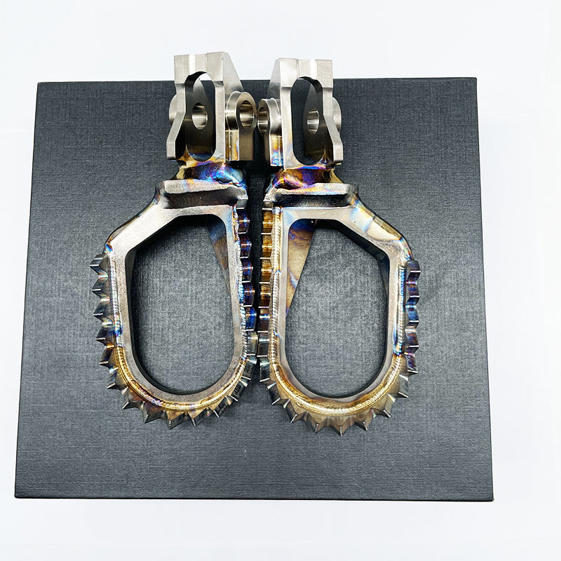 Titanium footpegs for dirt bike BETA RR 125 200 250 200 350 430 480 2020-2024