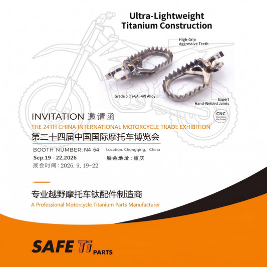 SAFETi invitation for the 2026 Chongqing motorcycle exhibition, Booth N4-64