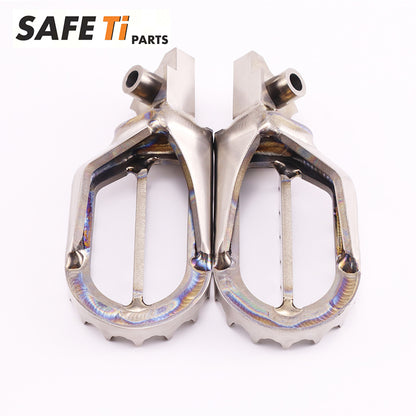 Titanium footpegs Pro for BMW