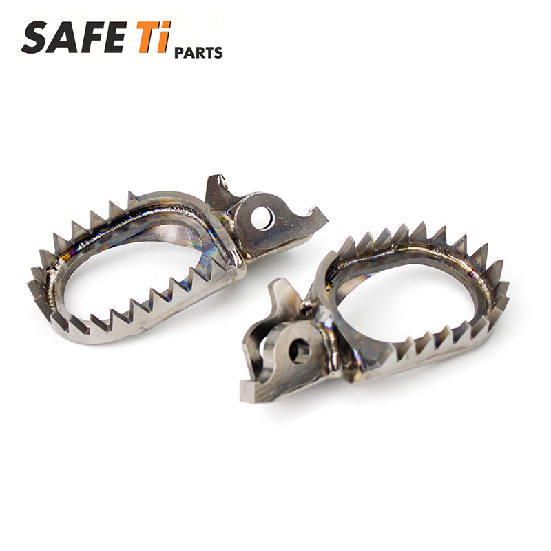 Titanium footpegs for dirt bike HONDA