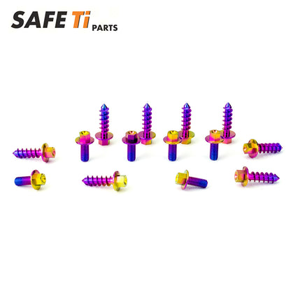 Titanium Radiator Shroud Bolts Kit For KTM