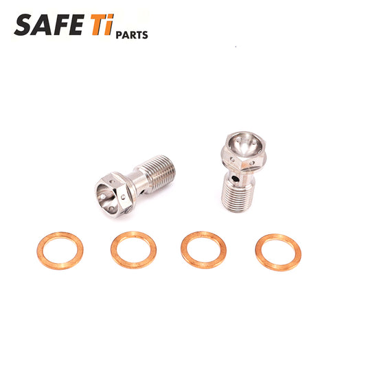 Titanium  Banjo Bolt Kit GR5  M10x1(2B+4W)