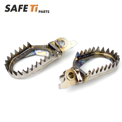 Titanium footpegs Pro for HONDA