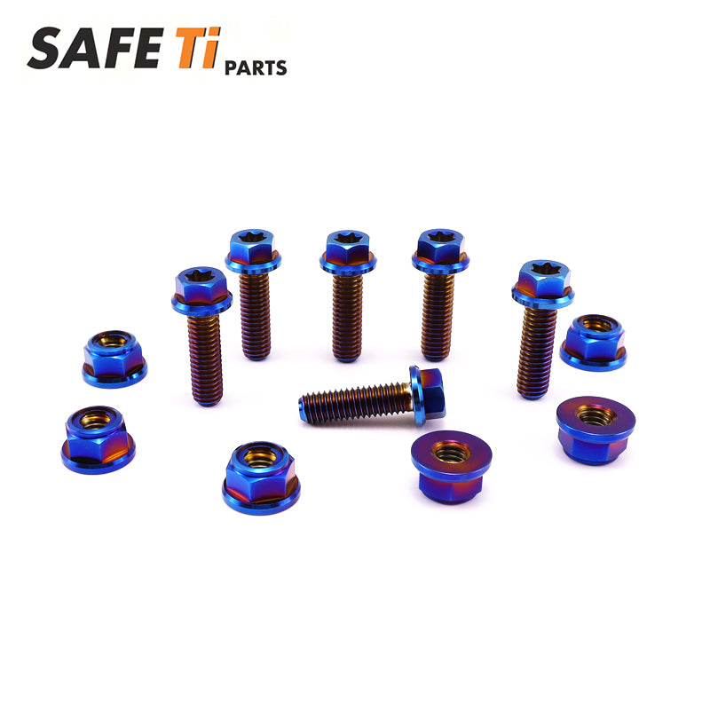 Titanium Front And Rear Brake Rotor Bolt Kit