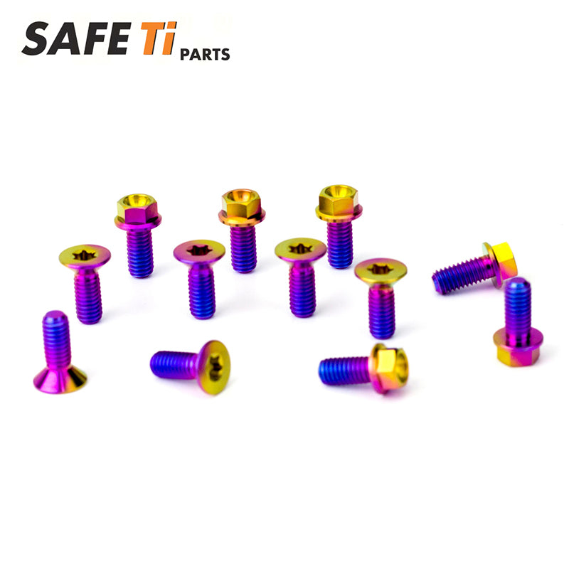 Titanium Front And Rear Brake Rotor Bolt Kit