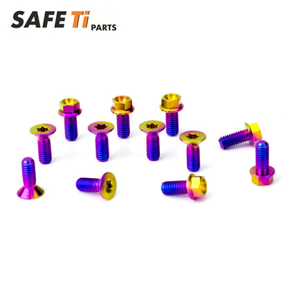 Titanium Front And Rear Brake Rotor Bolt Kit