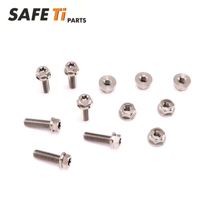 Titanium Front And Rear Brake Rotor Bolt Kit