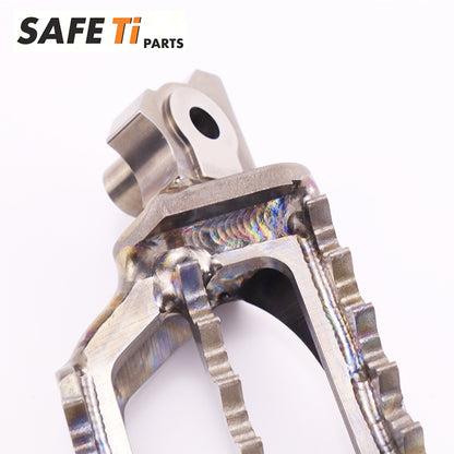 Titanium footpegs Pro for BMW