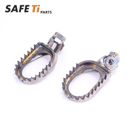 Titanium footpegs for KOVE