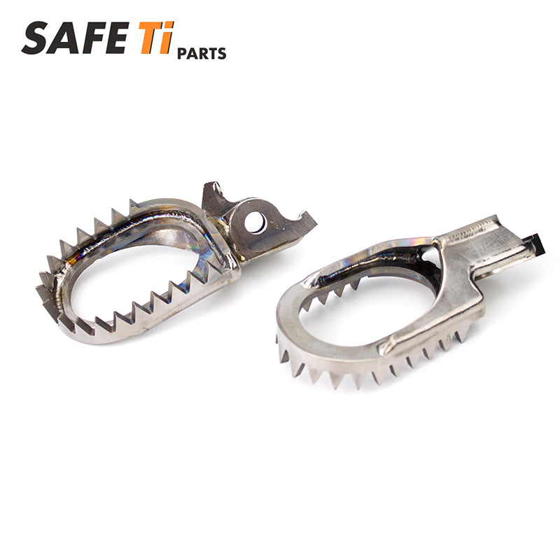 Titanium footpegs for dirt bike HONDA