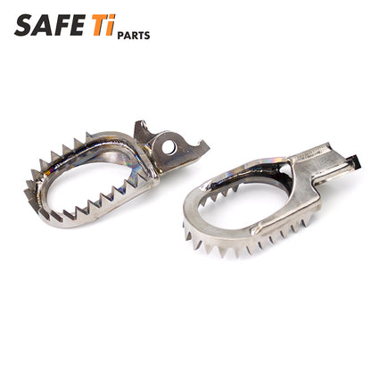 Titanium footpegs for dirt bike HONDA