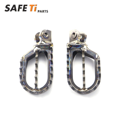 Motorcycle Titanium Footrest Foot Pegs for KOVE MX250 MX450 450RALLY