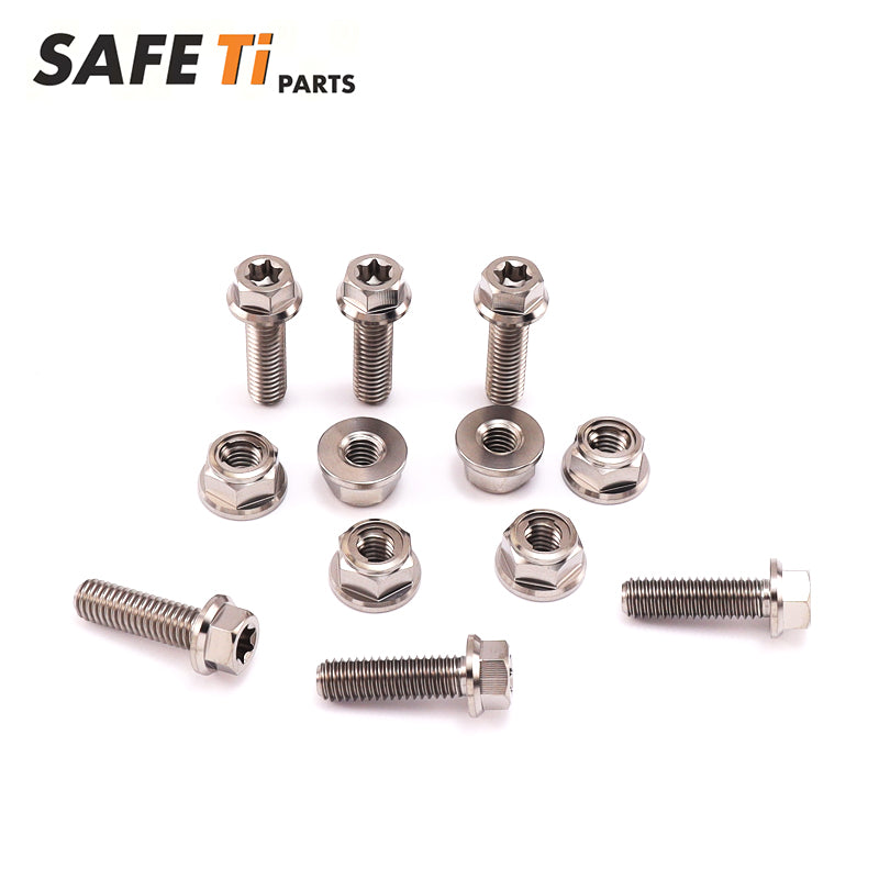 Titanium Front And Rear Brake Rotor Bolt Kit