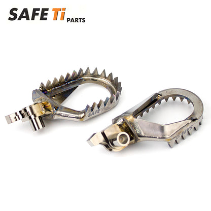 Titanium footpegs Pro for HONDA