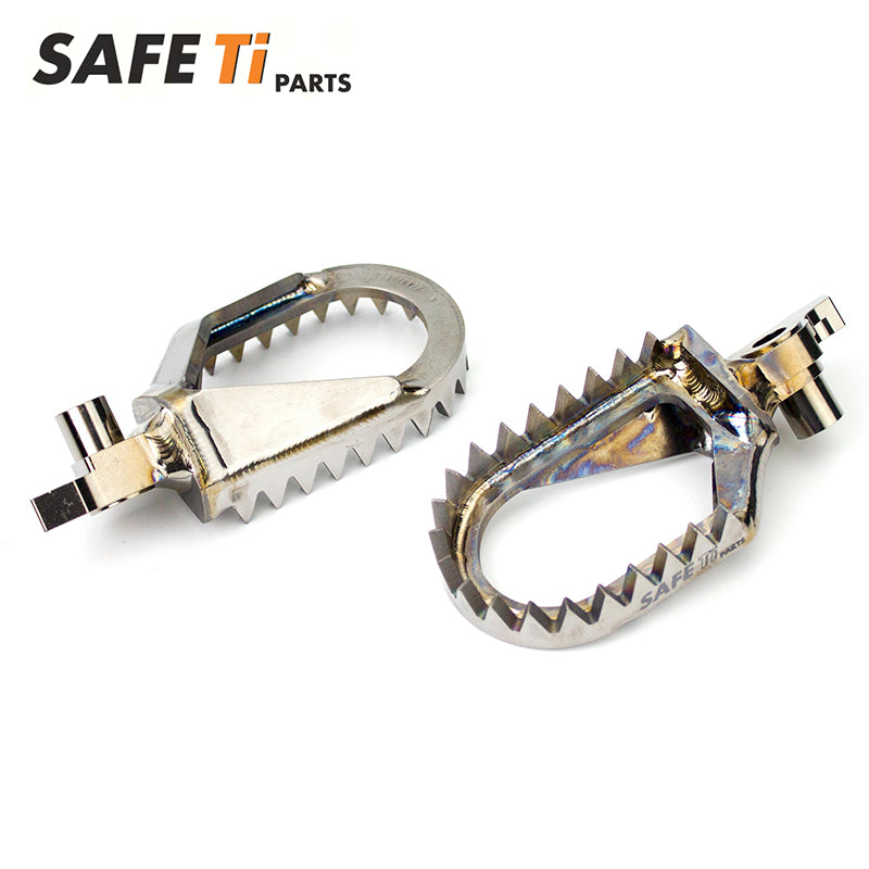 Titanium footpegs Pro for HONDA