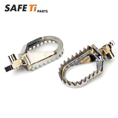 Titanium footpegs Pro for HONDA