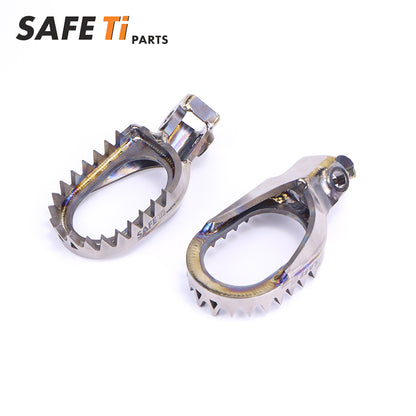 Titanium footpegs for KOVE