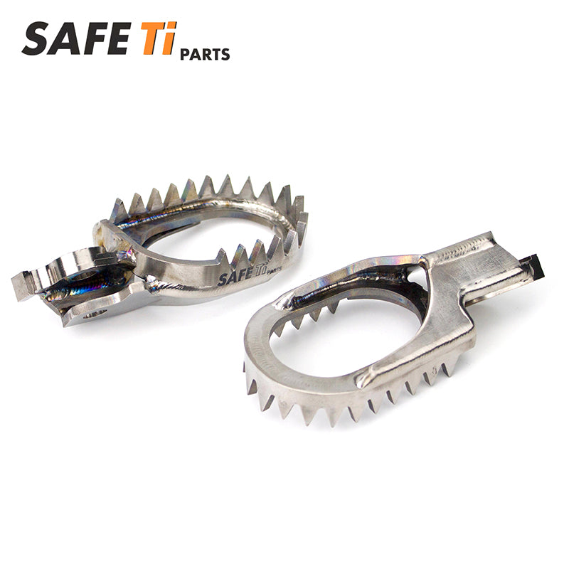 Titanium footpegs for dirt bike HONDA