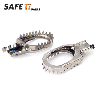 Titanium footpegs for dirt bike HONDA