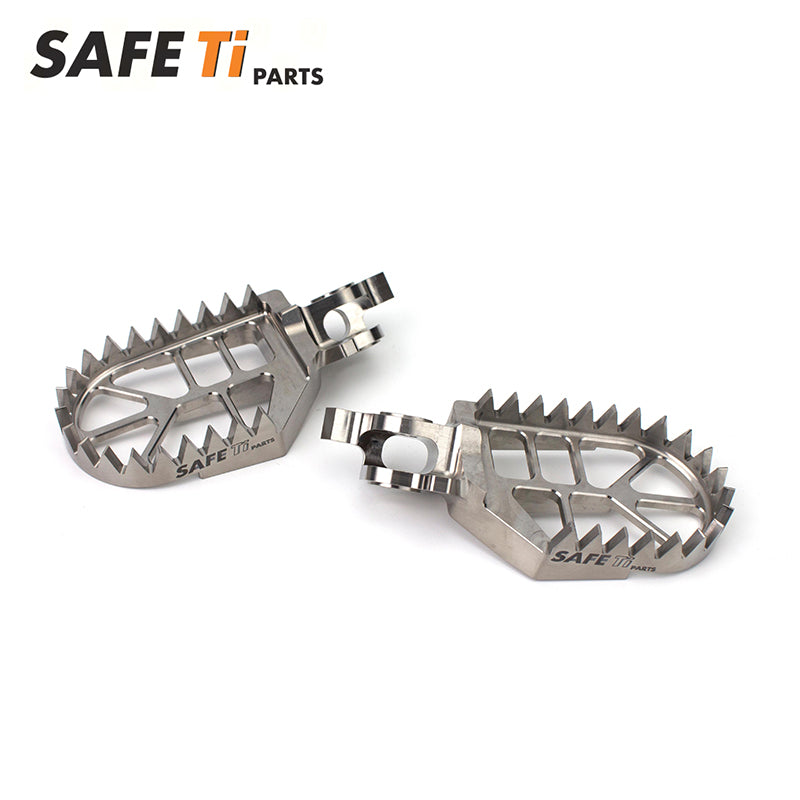 SAFETi CNC Titanium Foot Pegs for Kawasaki KX250 KX450