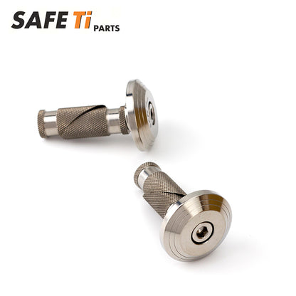 Titanium  7/8'' Handlebar Grips Handle Bar End Motorcycle Dirt Bike