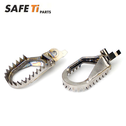 Titanium footpegs Pro for HONDA
