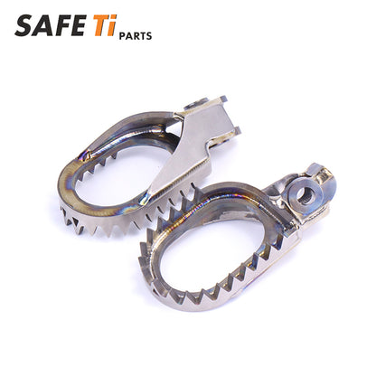 Titanium footpegs for KOVE
