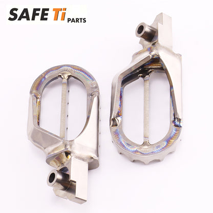 Titanium footpegs Pro for BMW
