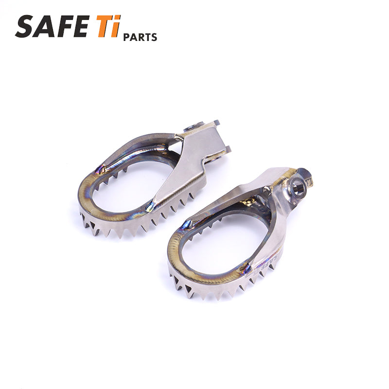 Titanium footpegs for KOVE