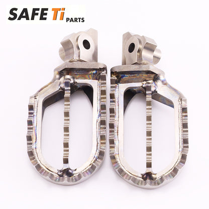 Titanium footpegs Pro for BMW