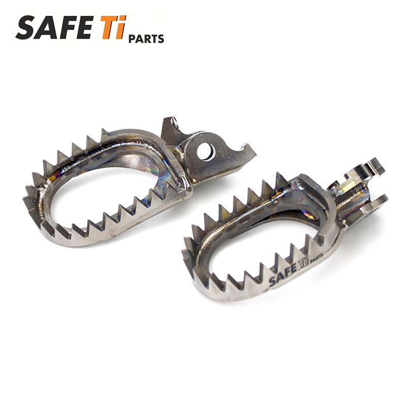Titanium footpegs for dirt bike HONDA