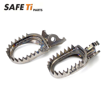 Titanium footpegs for dirt bike HONDA