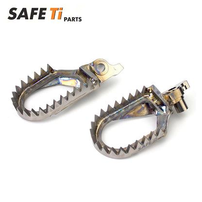 Titanium footpegs Pro for HONDA