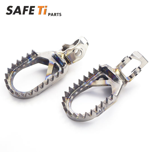 KTM Titanium Footpegs With 0mm Back 0mm Down