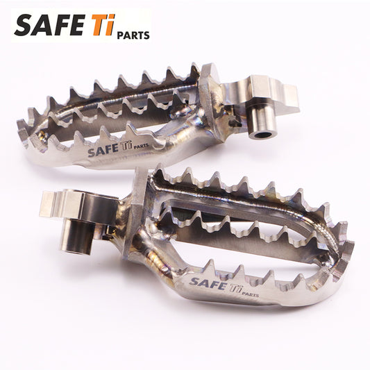 Titanium footpegs Pro for BMW