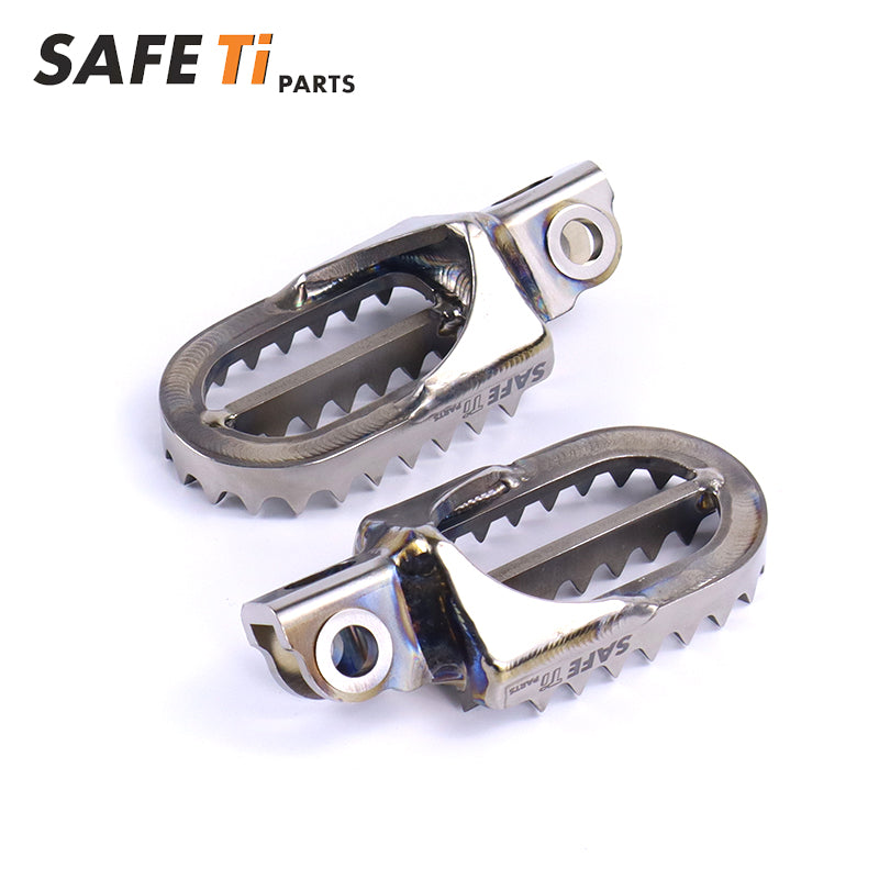 Titanium footpegs for CFMOTO MT