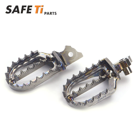Titanium footpegs Pro for BMW