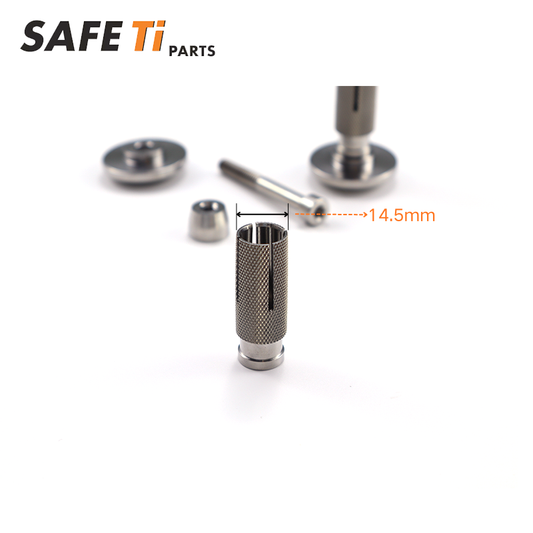 SAFETi GR5 Титановые заглушки на руле 14.5mm (Пара)