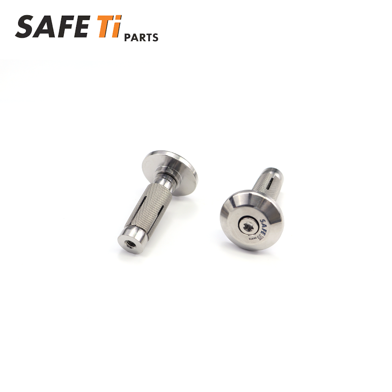 SAFETi GR5 Titanium Handlebar Bar End Plugs 14.5mm (Pair)