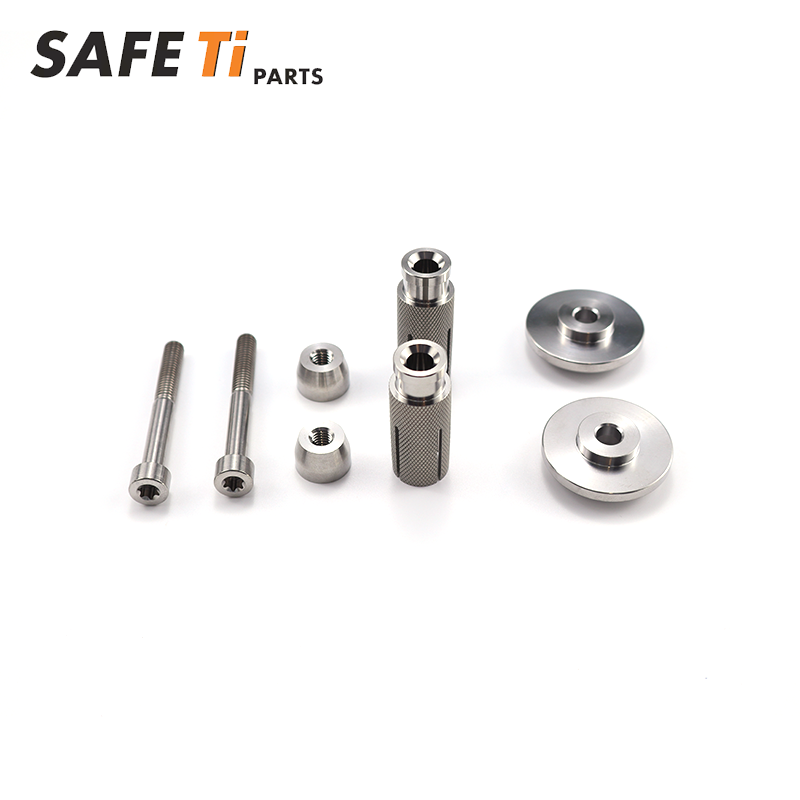 SAFETi GR5 Titanium Handlebar Bar End Plugs 16mm (Pair)