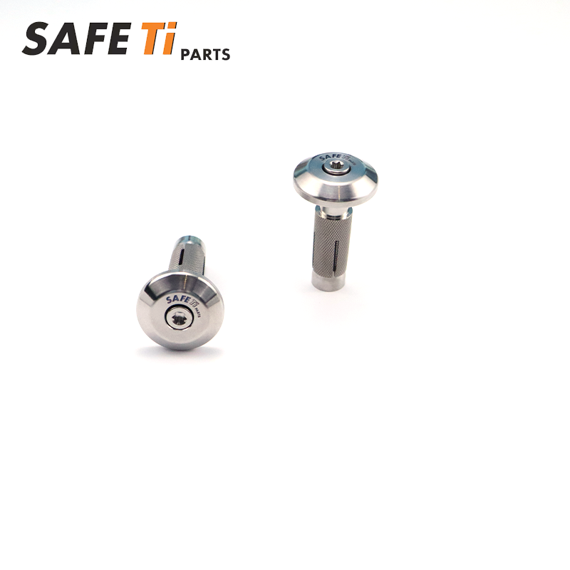 SAFETi GR5 Titanium Handlebar Bar End Plugs 16mm (Pair)