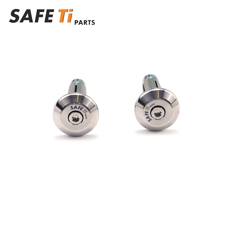 SAFETi GR5 Titanium Handlebar Bar End Plugs 16mm (Pair)