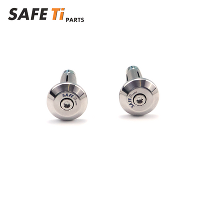 SAFETi GR5 Titanium Handlebar Bar End Plugs 16mm (Pair)