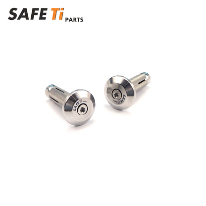 SAFETi GR5 Titanium Handlebar Bar End Plugs 16mm (Pair)